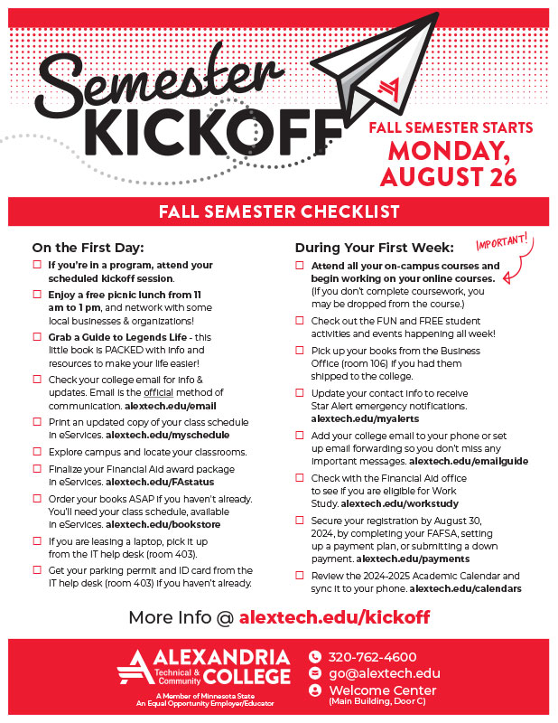 Small Thumbnail Image of Kickoff Week Checklist