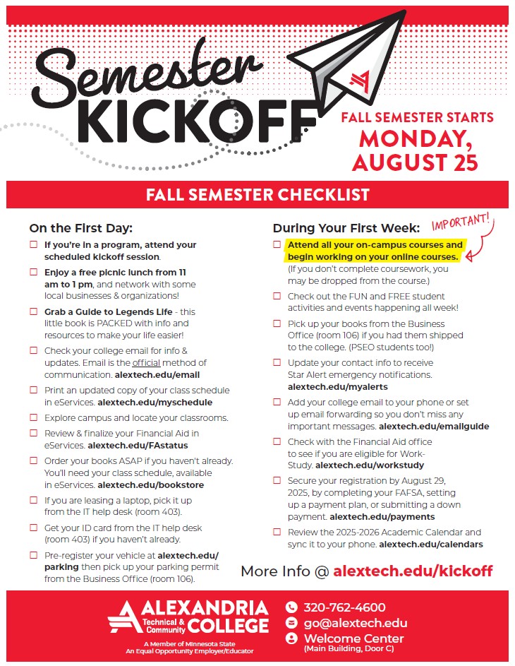 Small Thumbnail Image of Kickoff Week Checklist