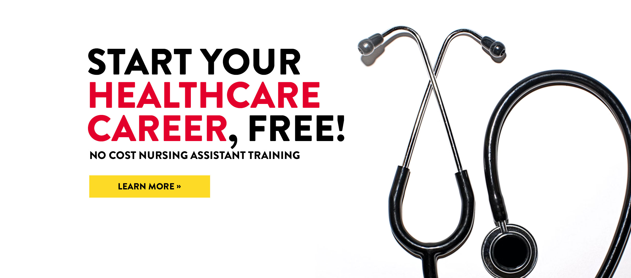 Start your Healthcare Career, Free! 100% free CNA Training available